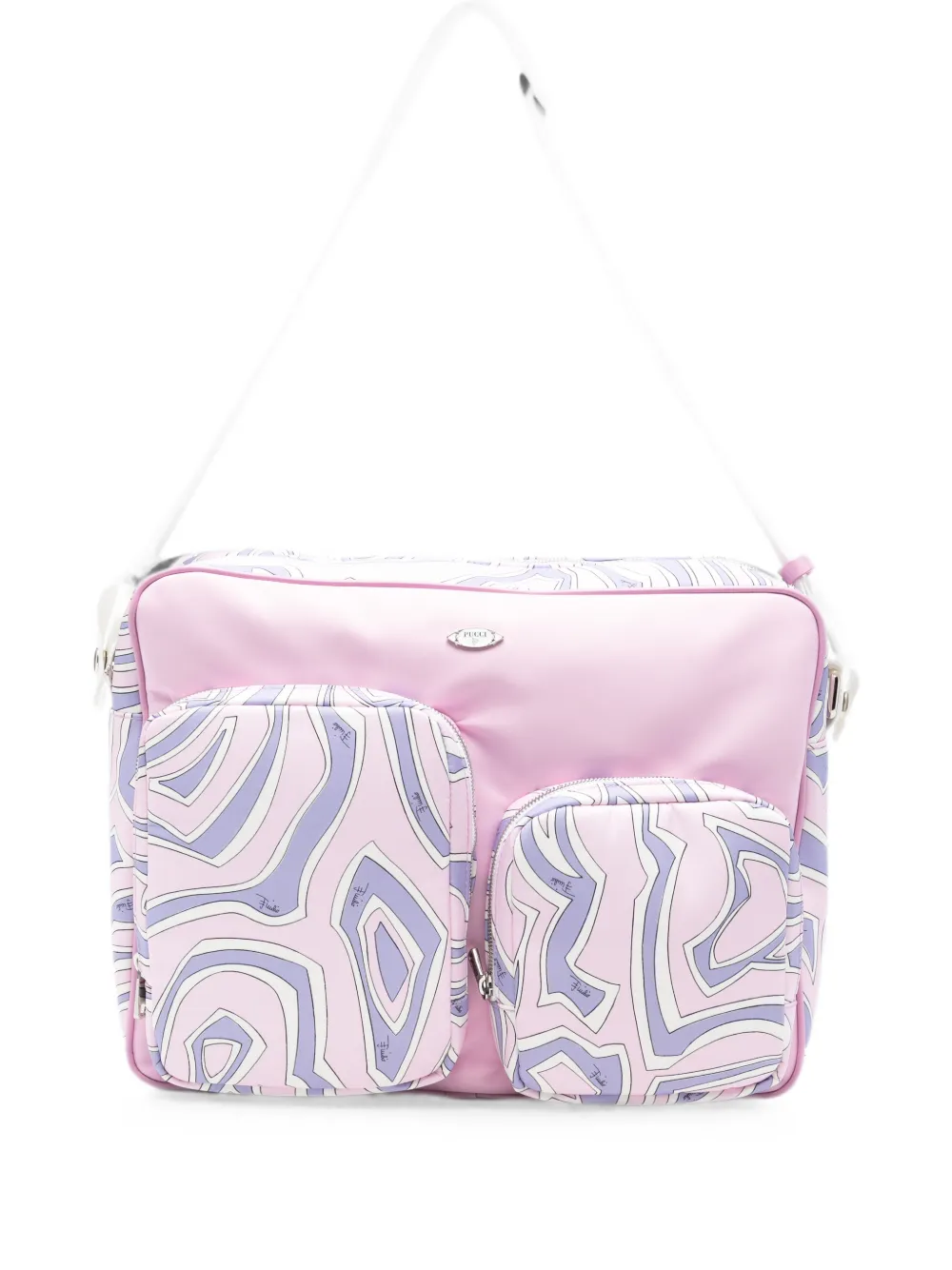 PUCCI Junior Marmo-print changing bag - Rosa