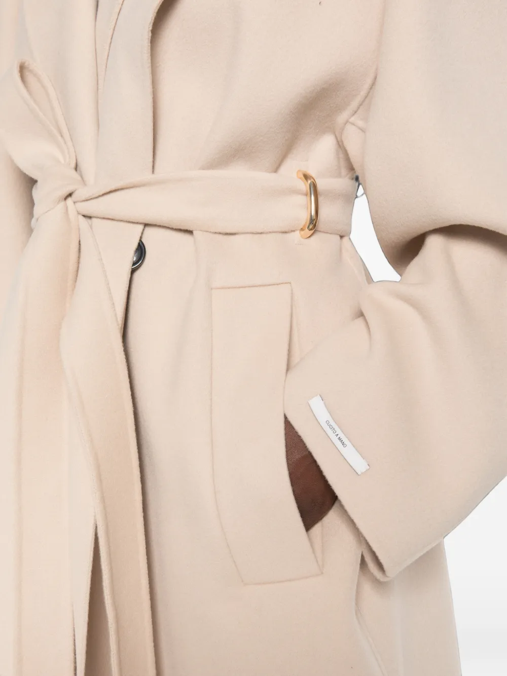 Sportmax Jas met capuchon Beige