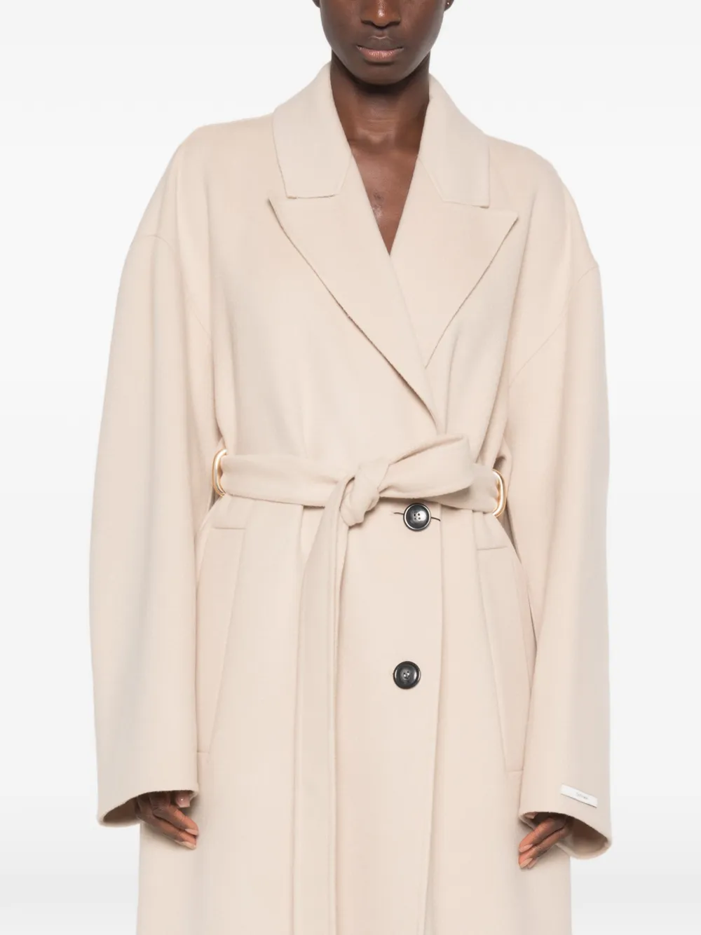 Sportmax Jas met capuchon Beige