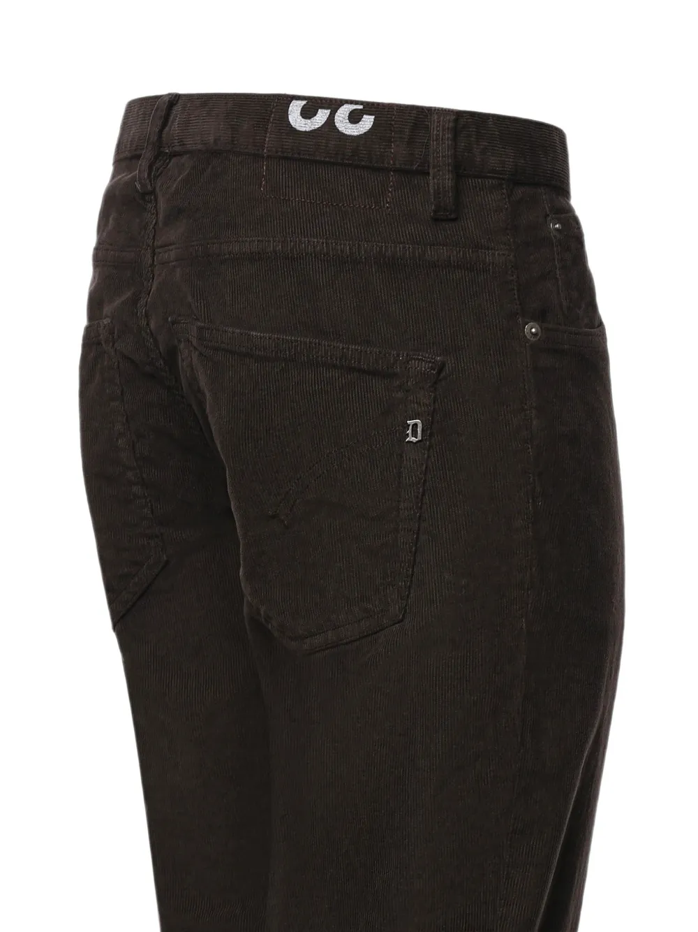 DONDUP Ribfluwelen broek Bruin
