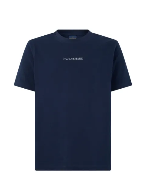Paul & Shark logo-print cotton T-shirt