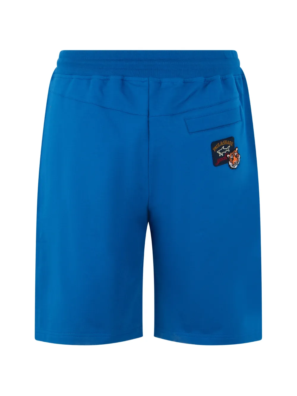 Paul & Shark Shorts met trekkoordtaille en logoprint Blauw
