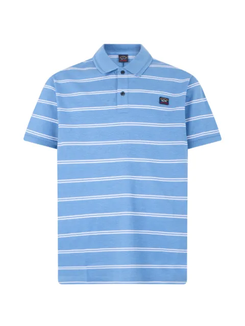 Paul & Shark striped short-sleeve polo shirt