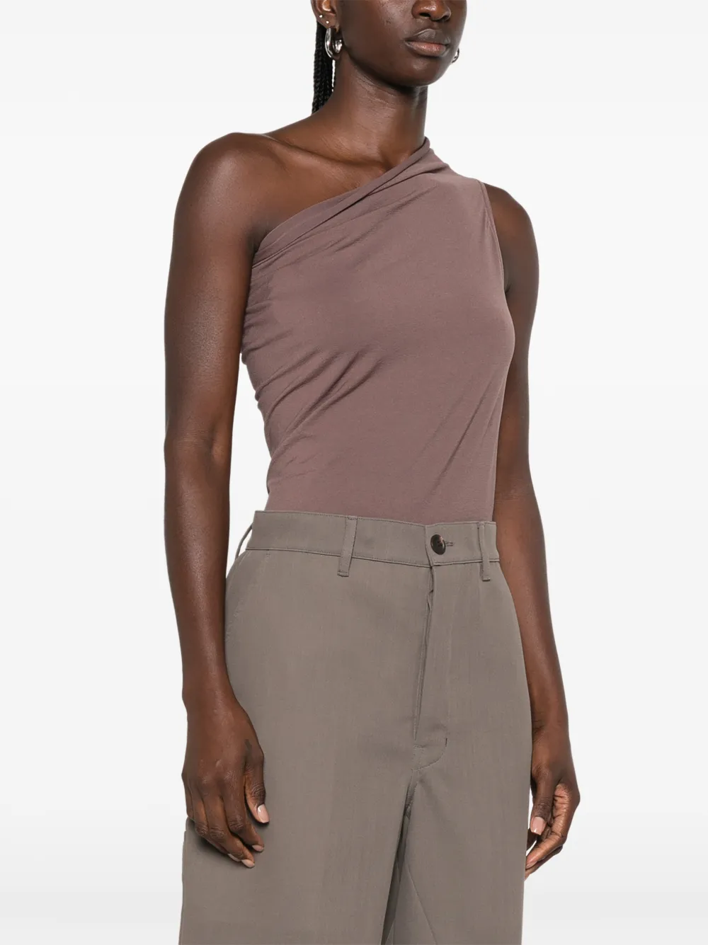 Rick Owens pressed-crease tailored shorts Grijs