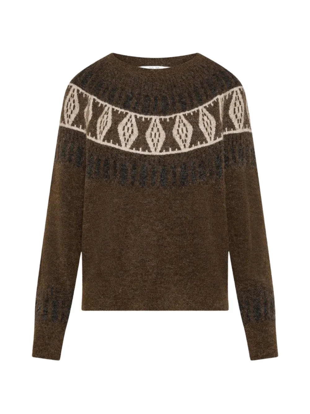 Seventy fair isle-knit sweater - Marron Seventy fair isle-knit sweater - Marron
