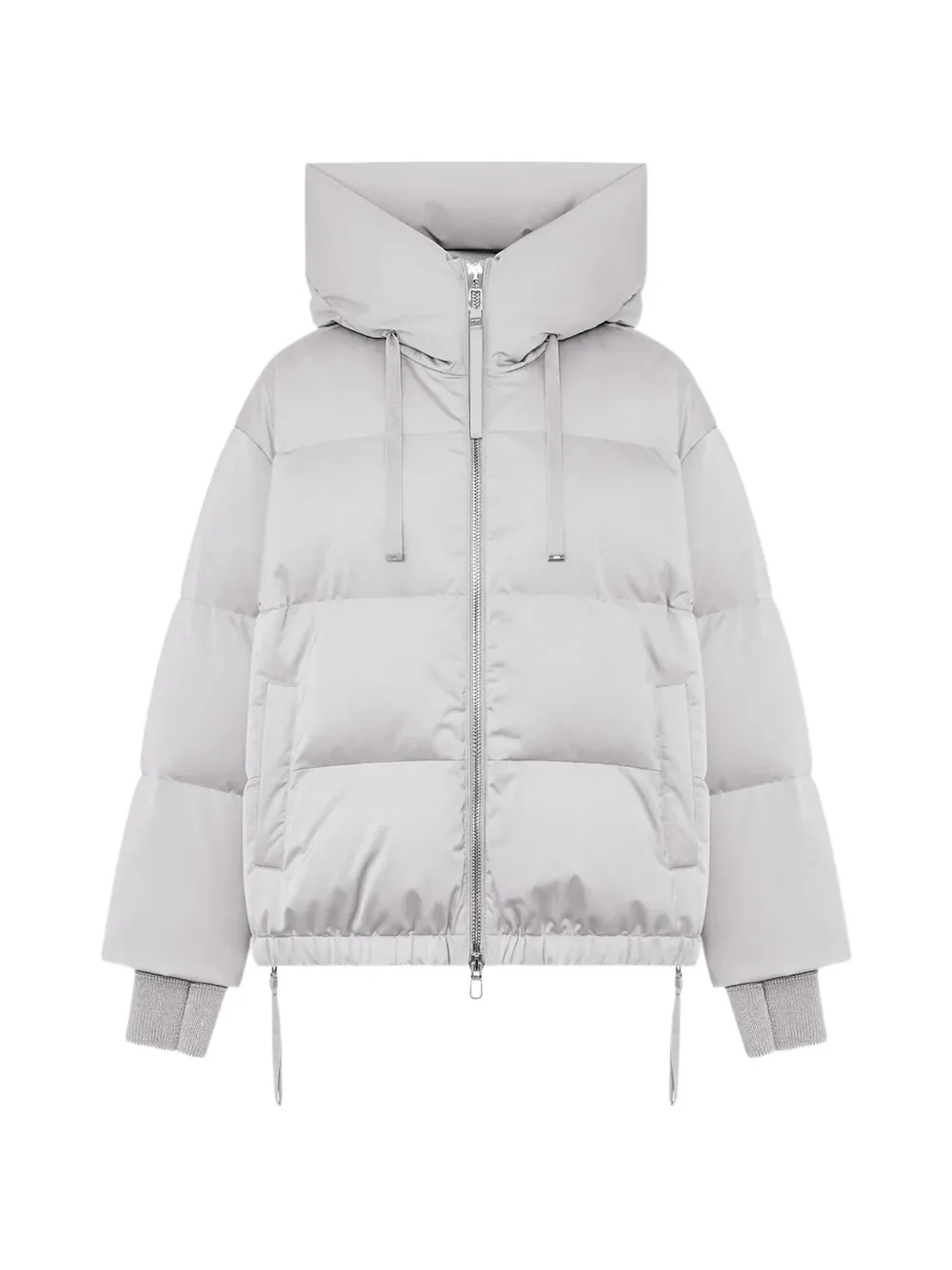 Duno Heka quilted hooded jacket - Grey