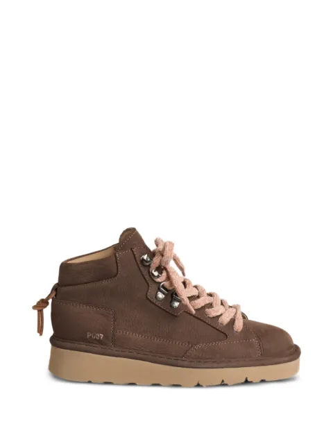PANCHIC P007 lace-up nubuck leather sneakers