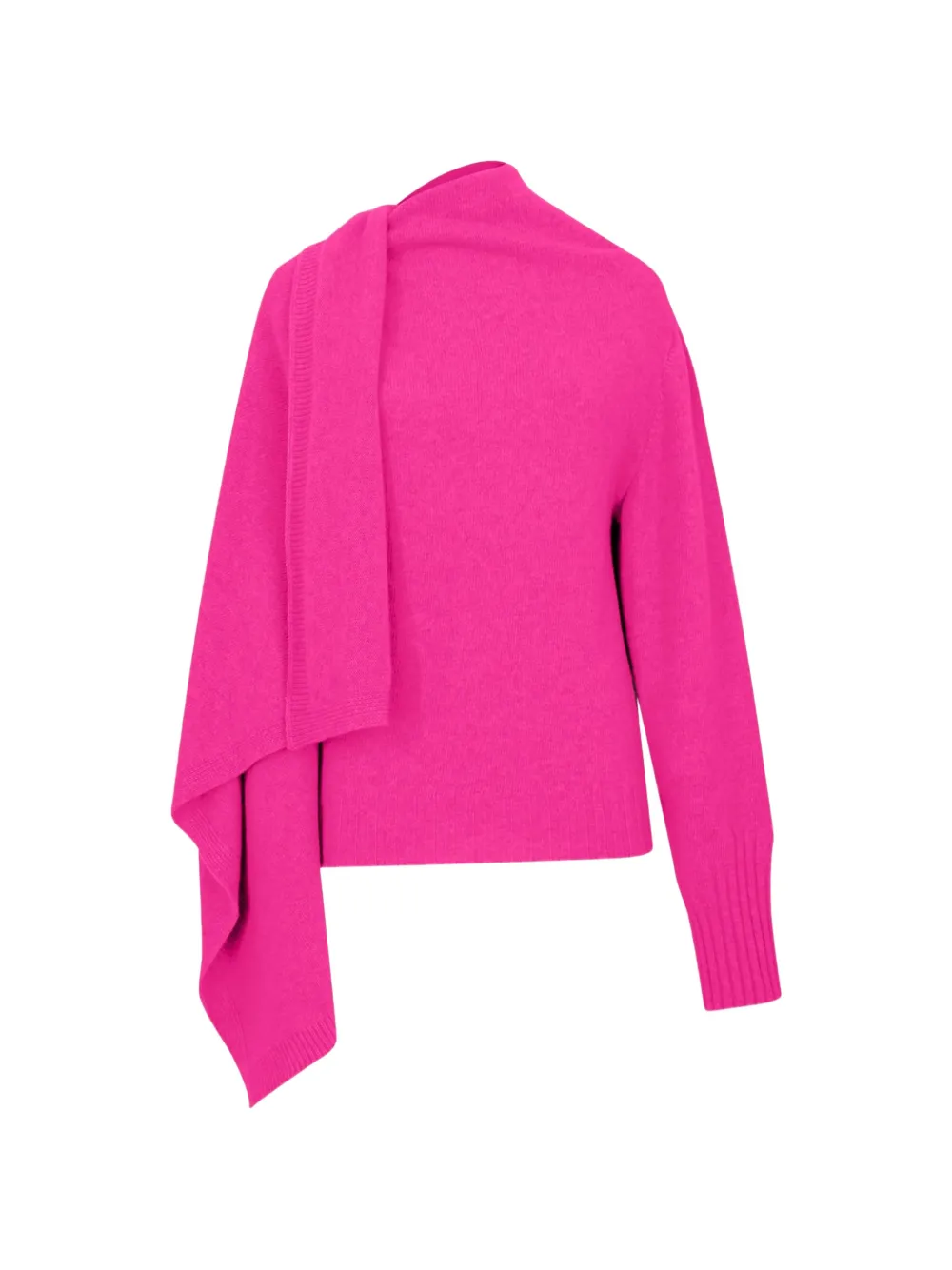 The Attico Scarf-detail Sweater in Pink, view 3