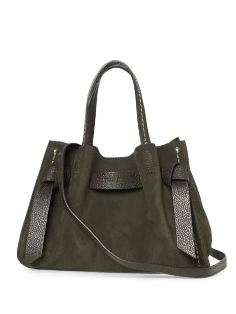 VISONA` Vittoria suede tote bag