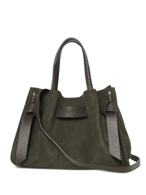 VISONA` Vittoria suede tote bag