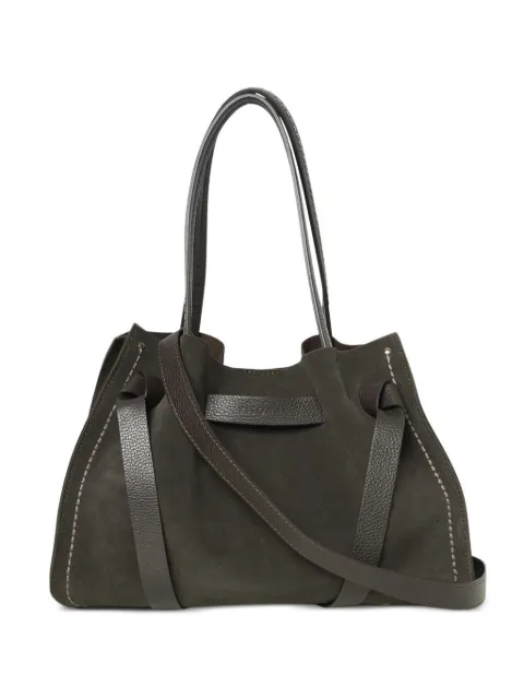 VISONA` Vittoria suede tote bag