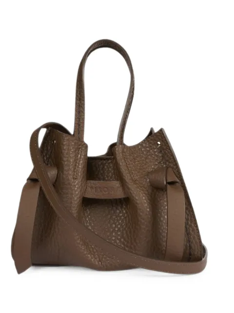VISONA` Vittorina leather tote bag