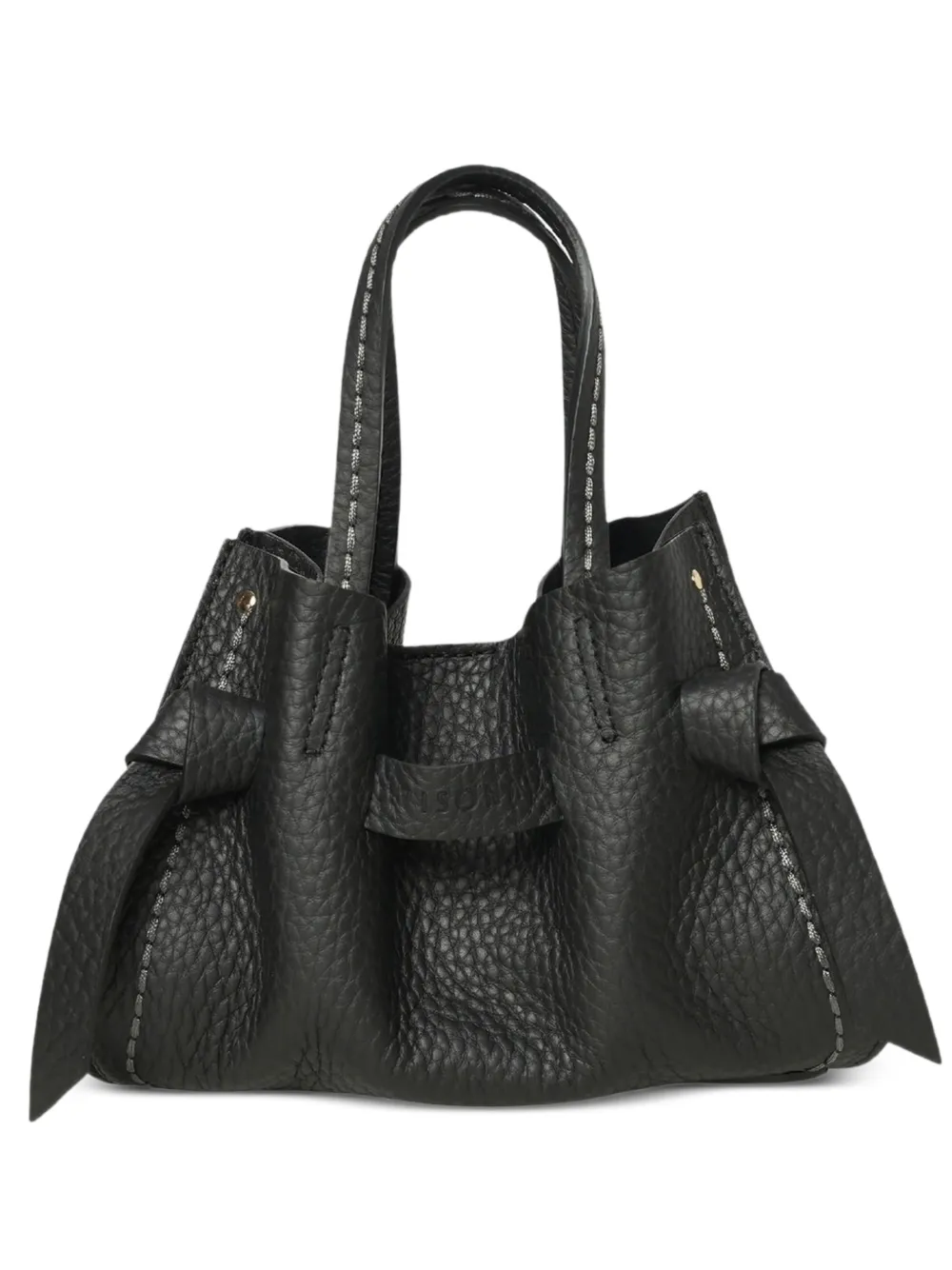 VISONA` Small Vittorina leather tote bag