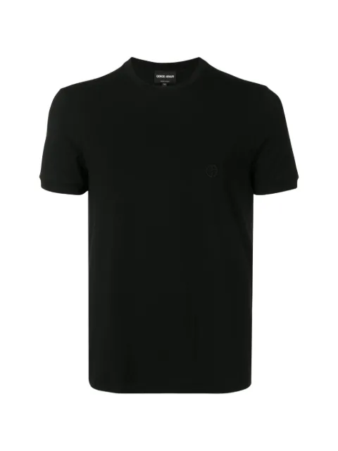 Giorgio Armani GA logo-embroidered T-shirt