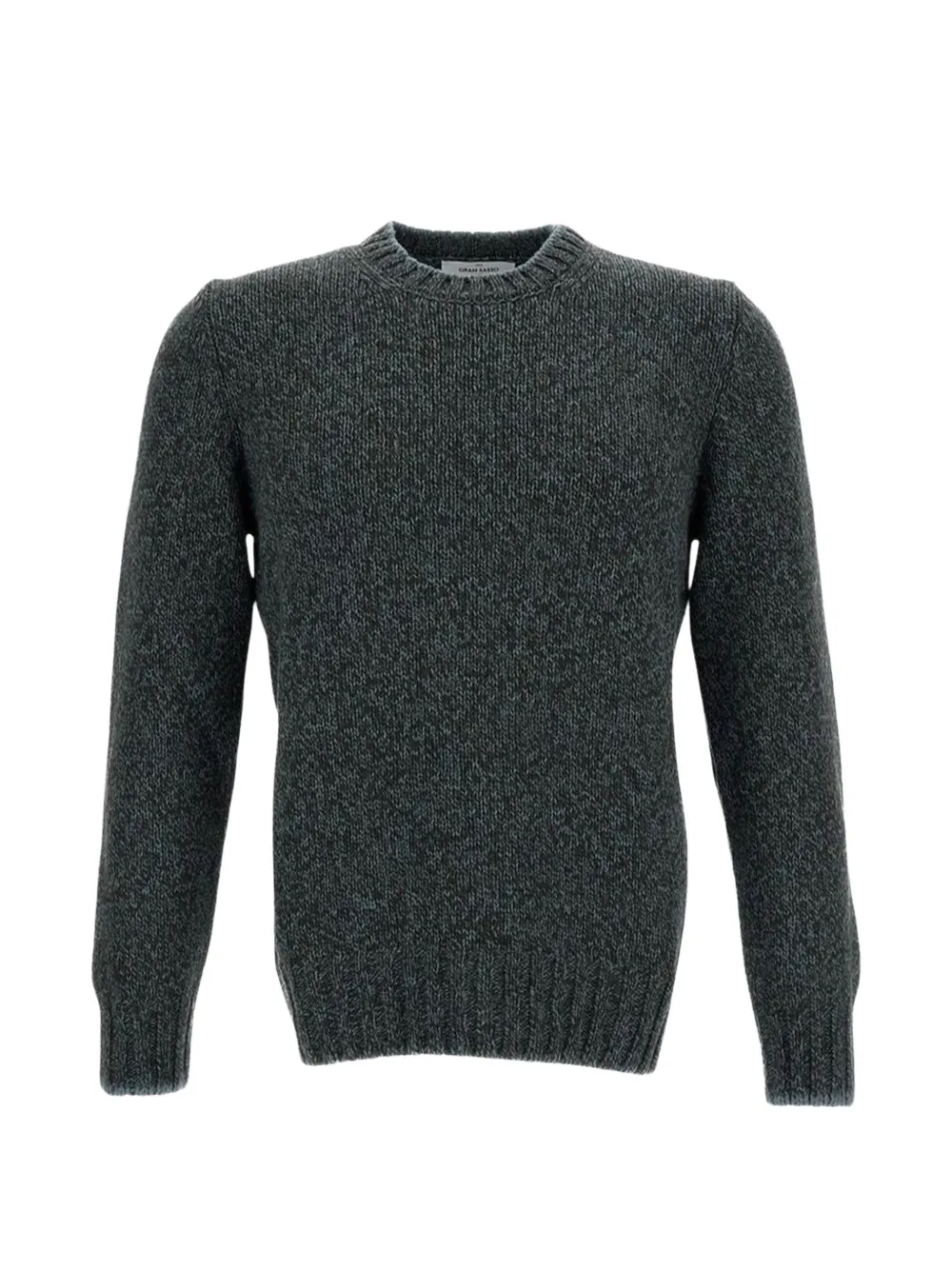 Gran Sasso marl-knit wool sweater - Grau