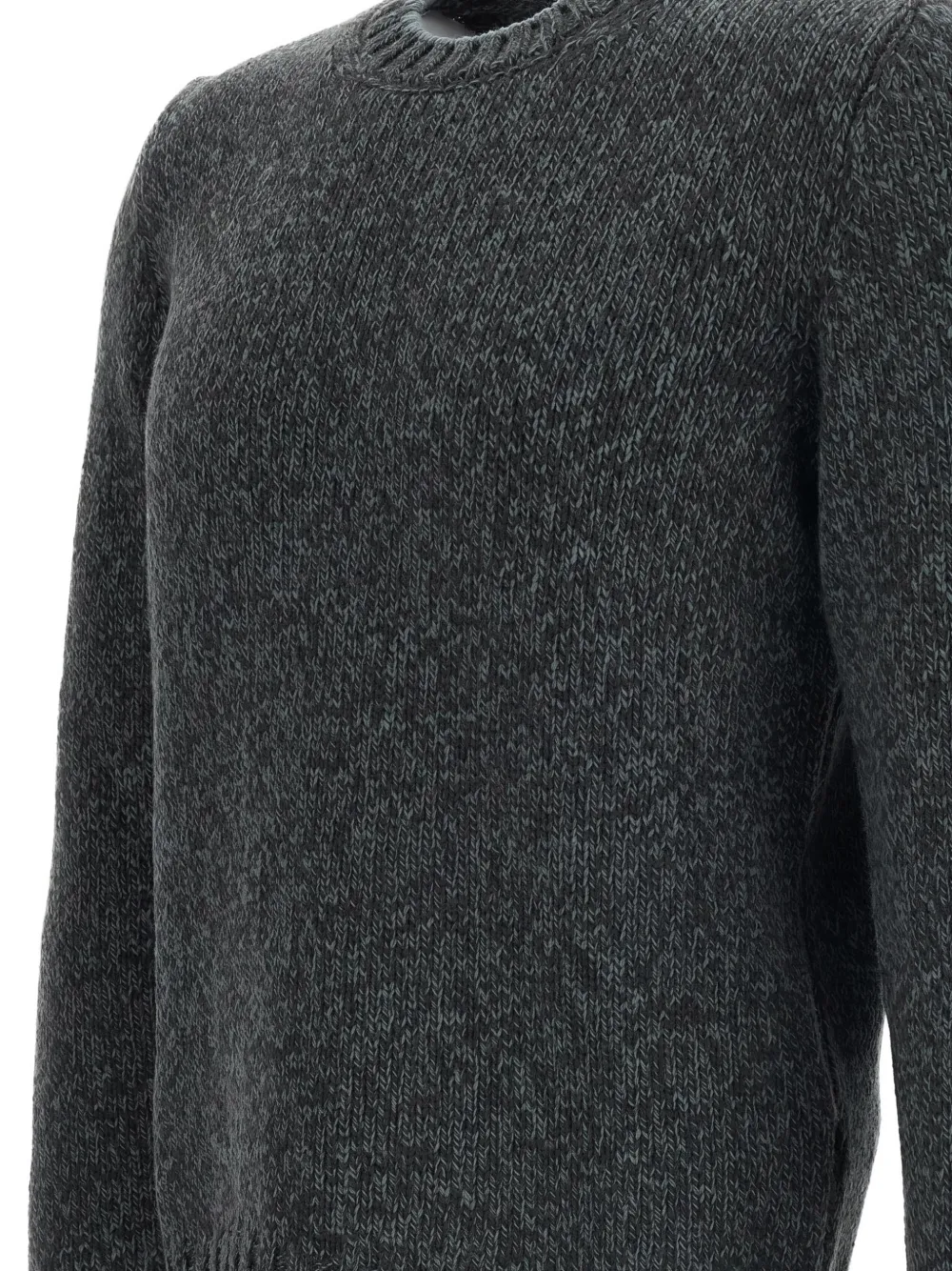 Gran Sasso mélange-effect wool sweater Grijs