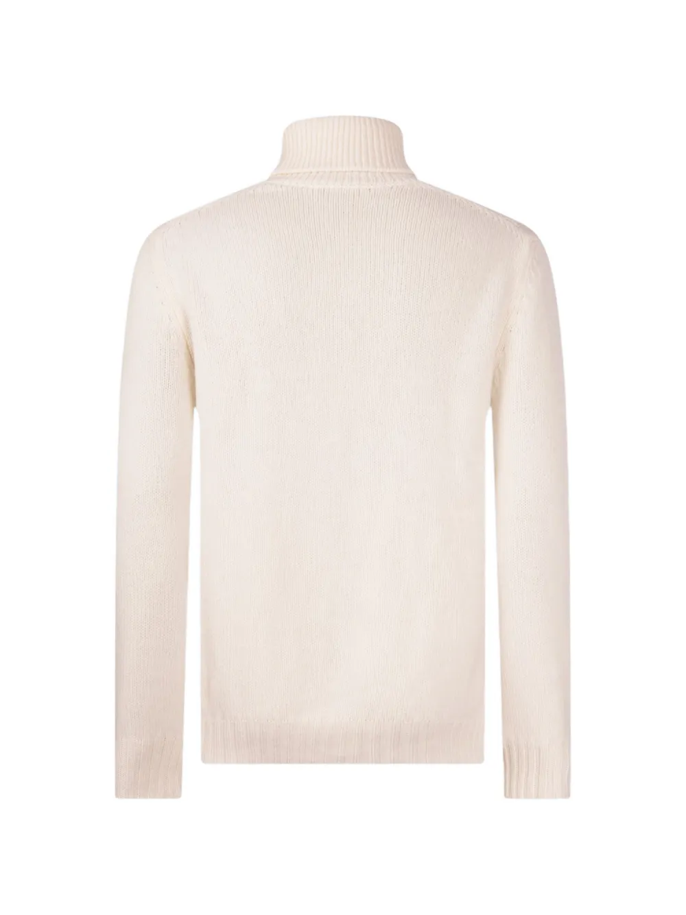 Gran Sasso cable-knit roll-neck sweater Beige