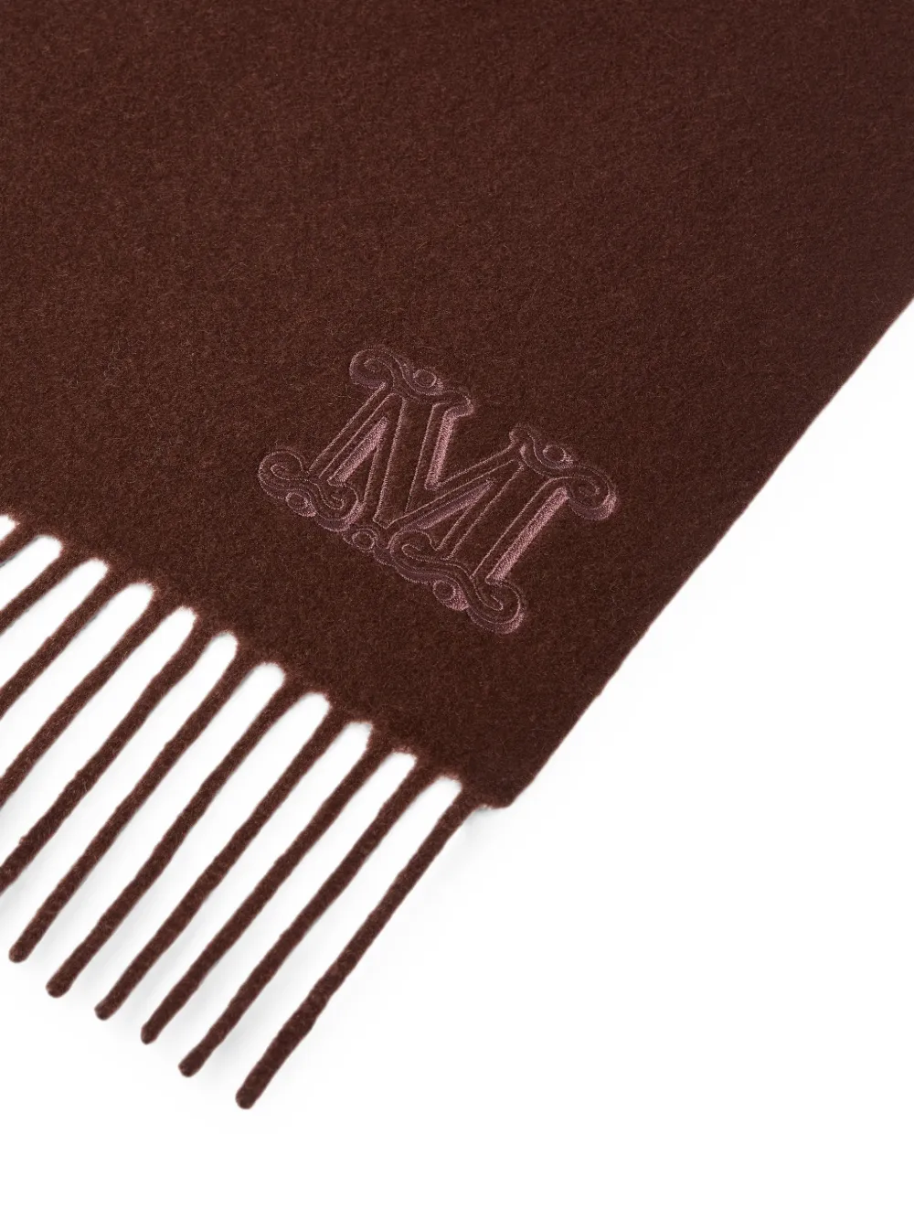 Max Mara Dalia rechthoekige sjaal Bruin