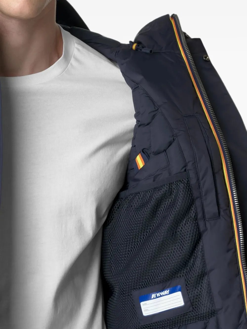 K-Way Jack met capuchon Blauw