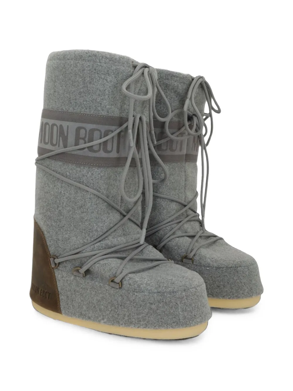 Moon Boot logo-embellishment boots Grijs
