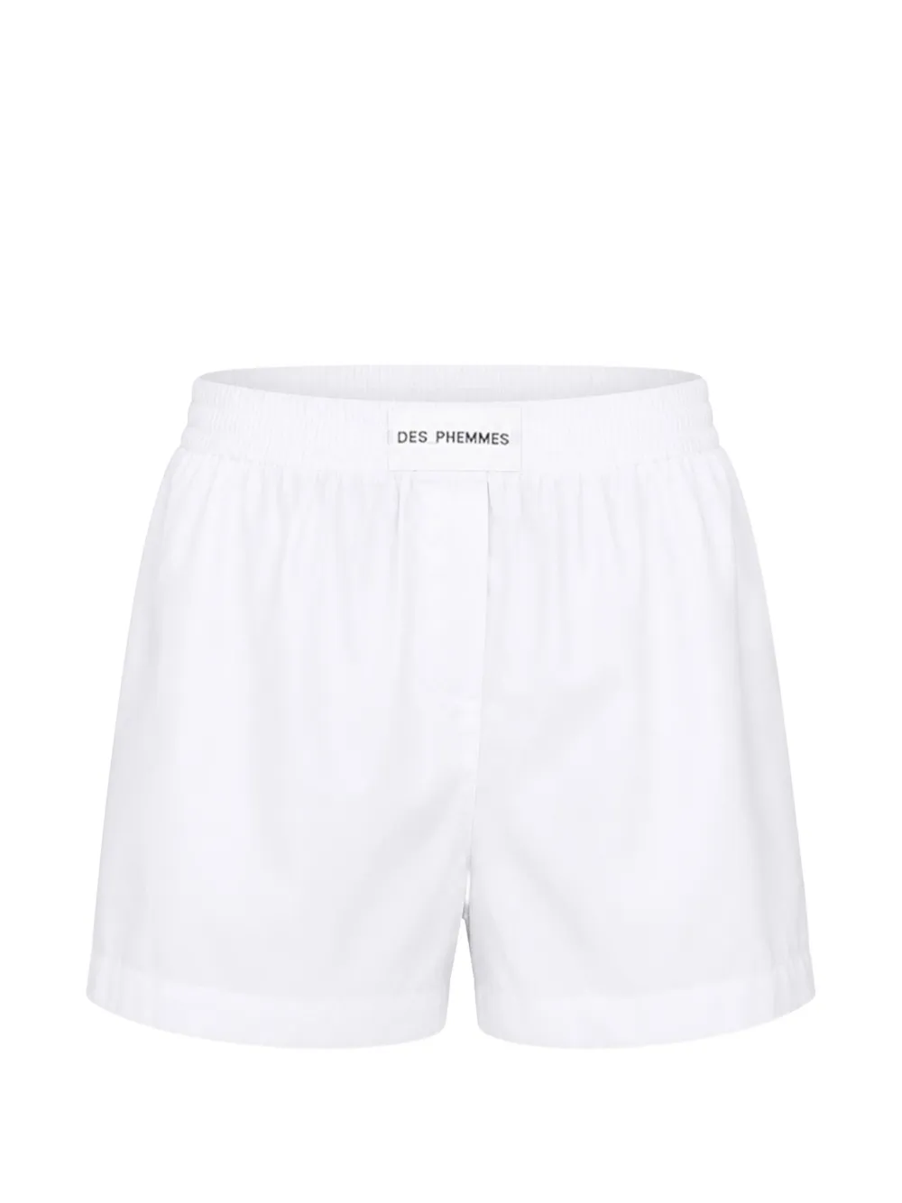 DES PHEMMES logo-patch boxer shorts - Bianco