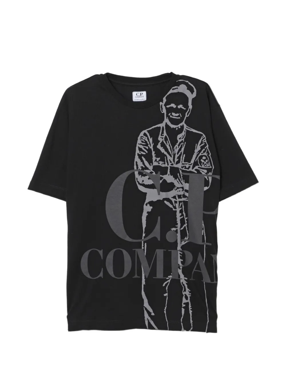 C.P. Company Kids graphic-print T-shirt - Nero