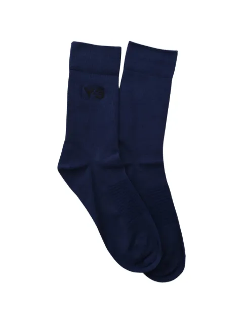 Y-3 calcetines con logo bordado