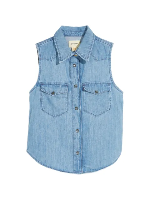 Bellerose Kids camisa vaquera sin mangas