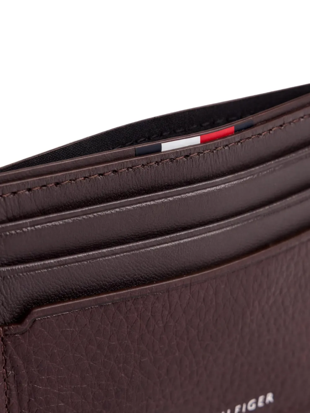 Tommy Hilfiger Pasjeshouder met logoprint Bruin