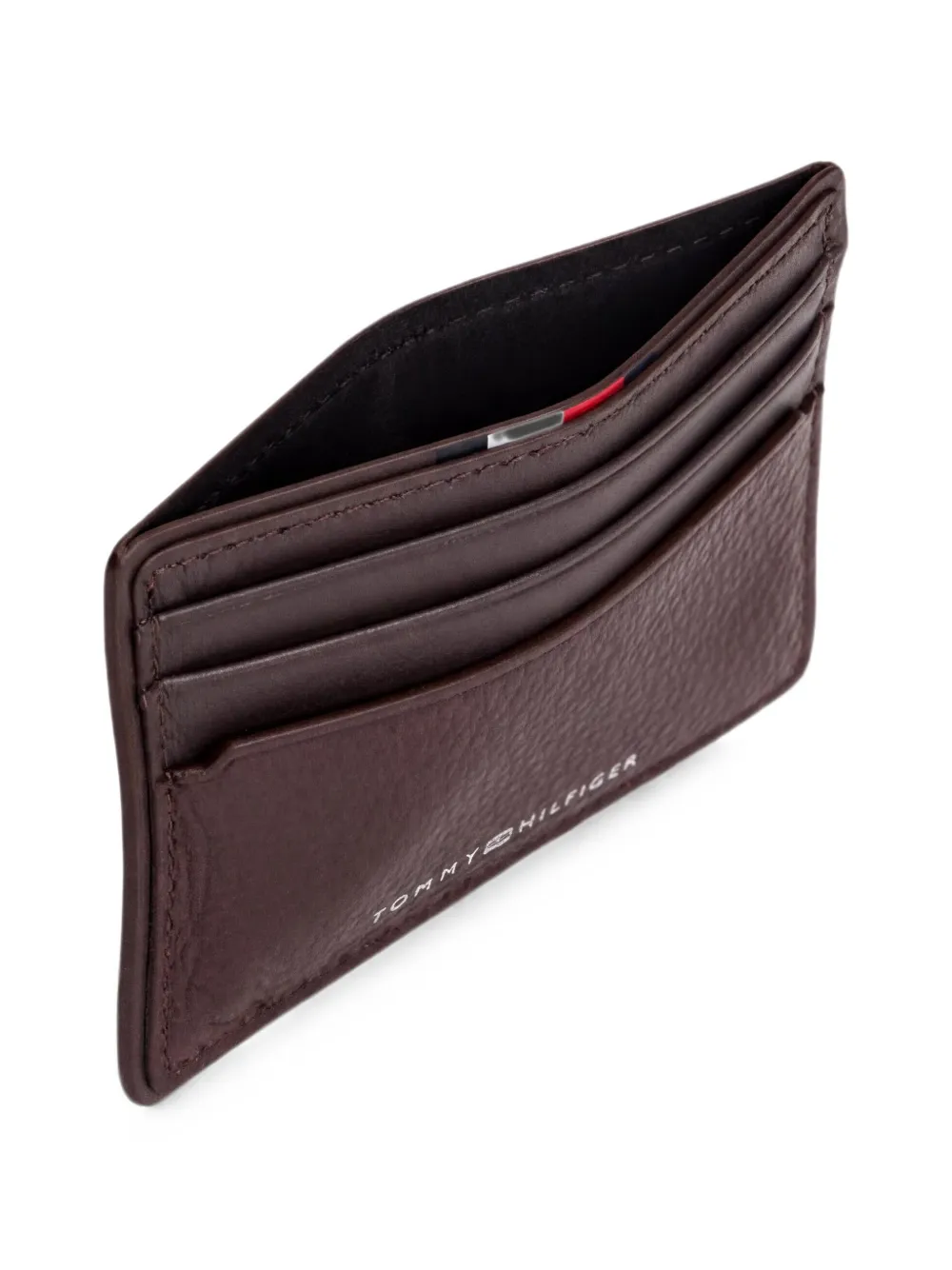 Tommy Hilfiger Pasjeshouder met logoprint Bruin