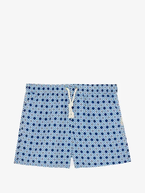 GASSA D AMANTE Trani geometric-print drawstring shorts
