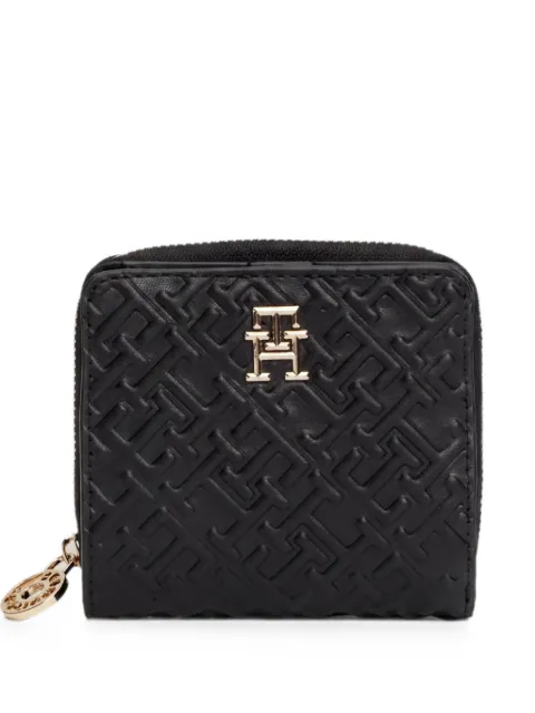 Tommy Hilfiger monogram-embossed zip-around wallet
