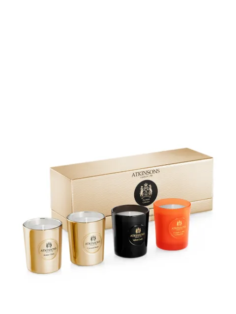 ATKINSONS The British Collection scented candles (set of four)