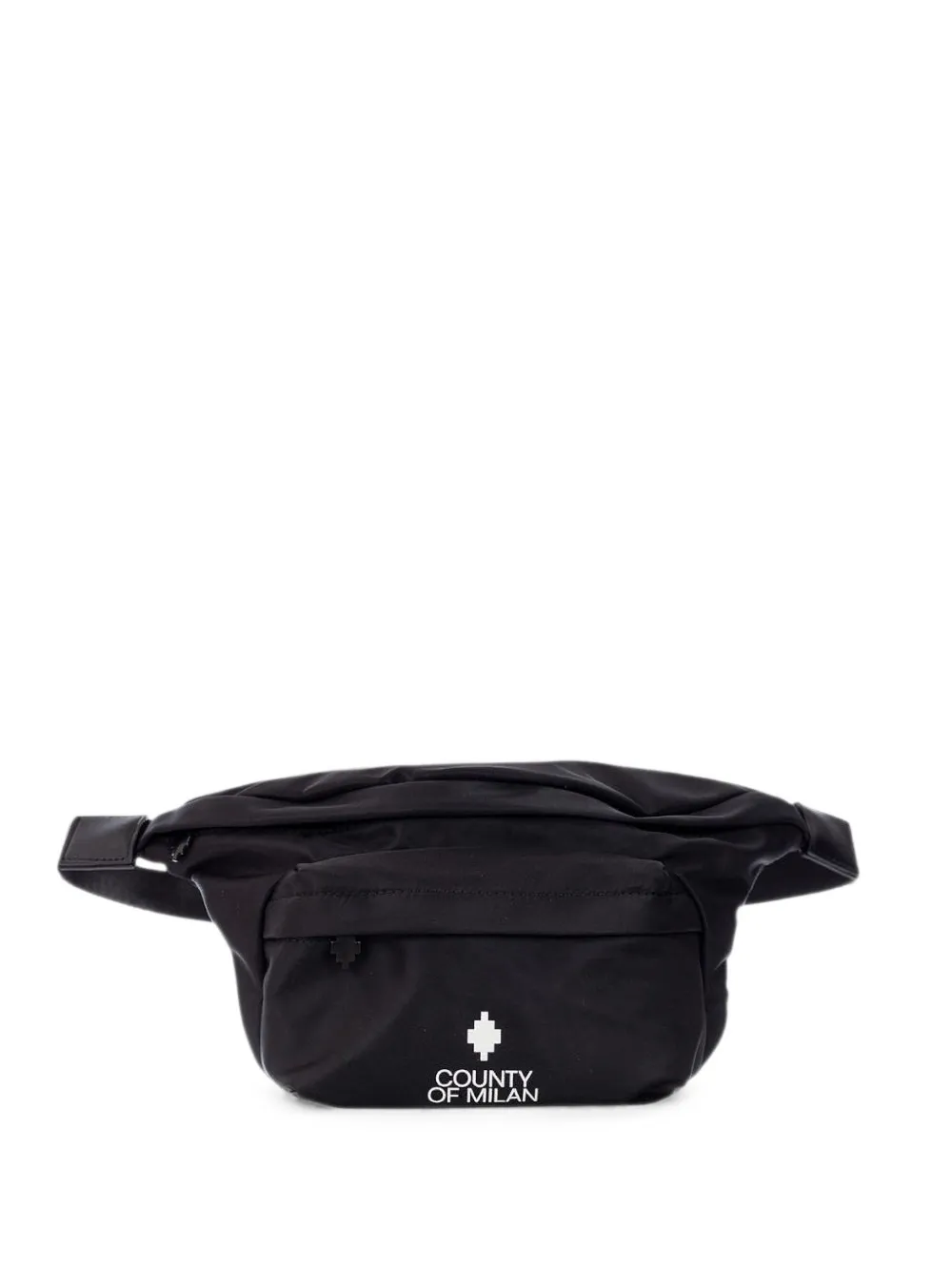 Shop Art logo-print belt bag - Schwarz