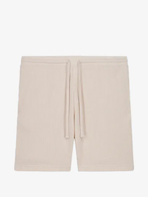 HARTFORD waffle-knit drawstring shorts