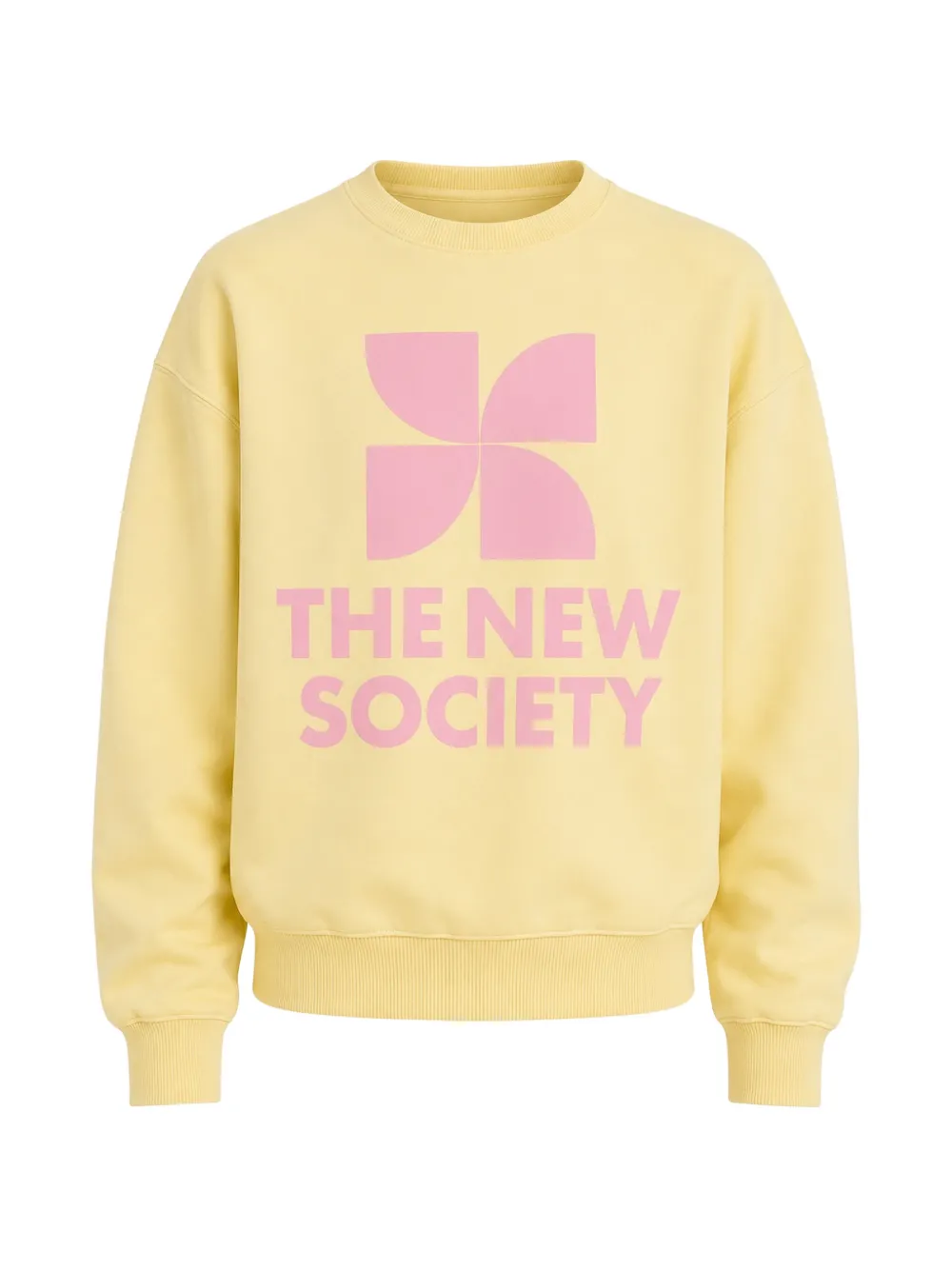 THE NEW SOCIETY logo-print sweatshirt - Giallo