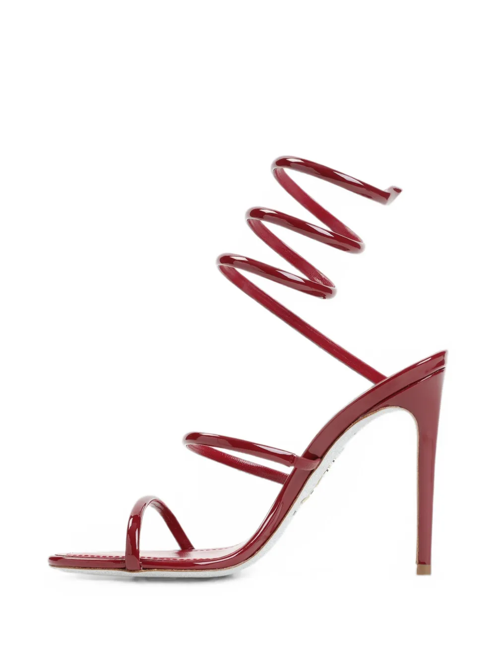 René Caovilla Cleo lakleren sandalen Rood