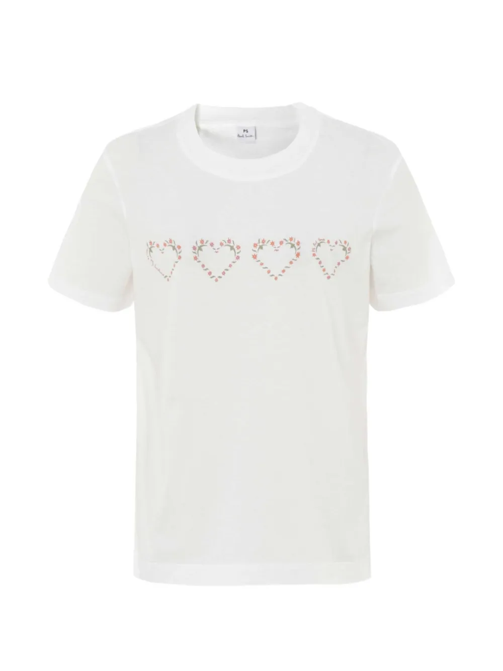 Paul Smith heart-print T-shirt - Bianco