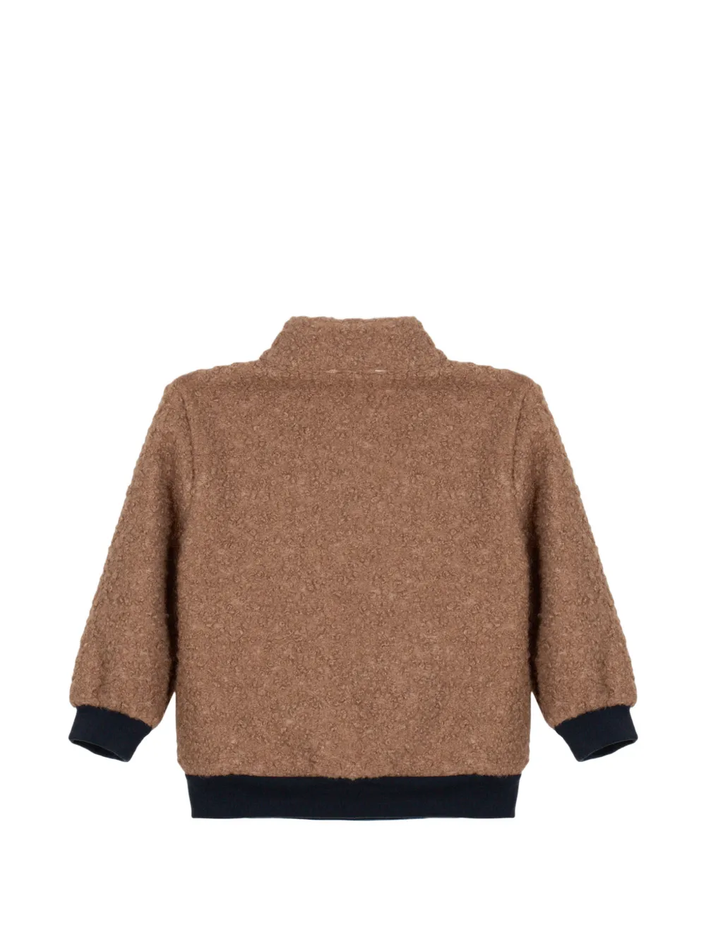 Patachou Trui met fleece textuur en vlakken Bruin