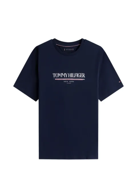 Tommy Hilfiger logo-print cotton T-shirt