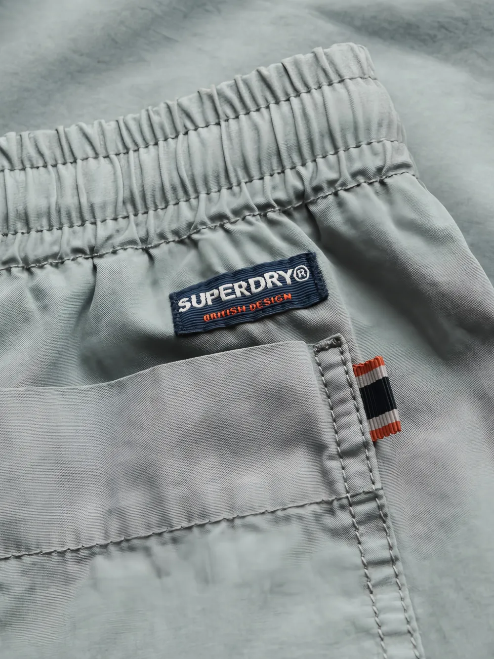 Superdry Essentials Walk shorts met elastische taille Grijs