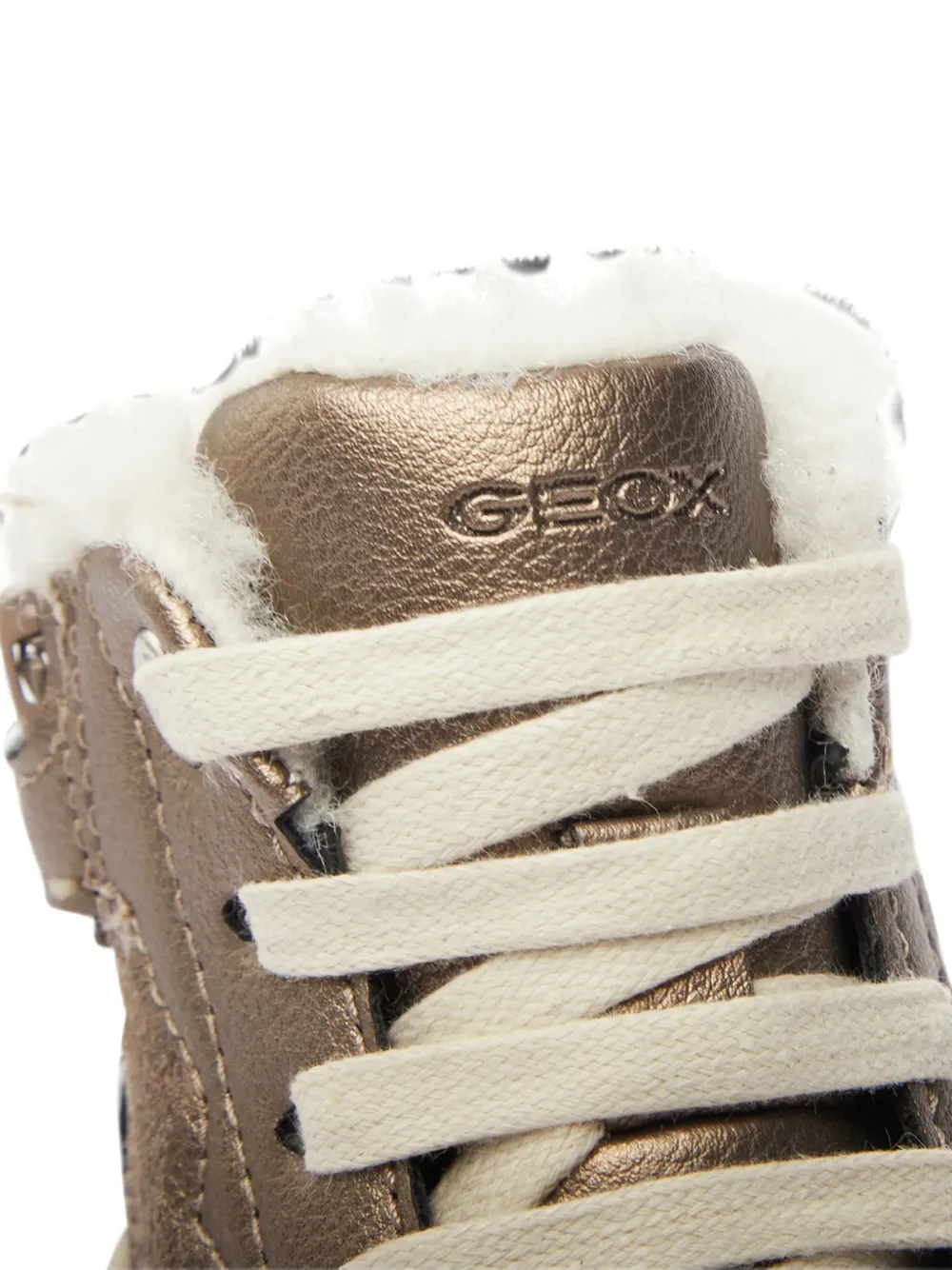 Geox Kids Theleven lace-up ankle boots Bruin