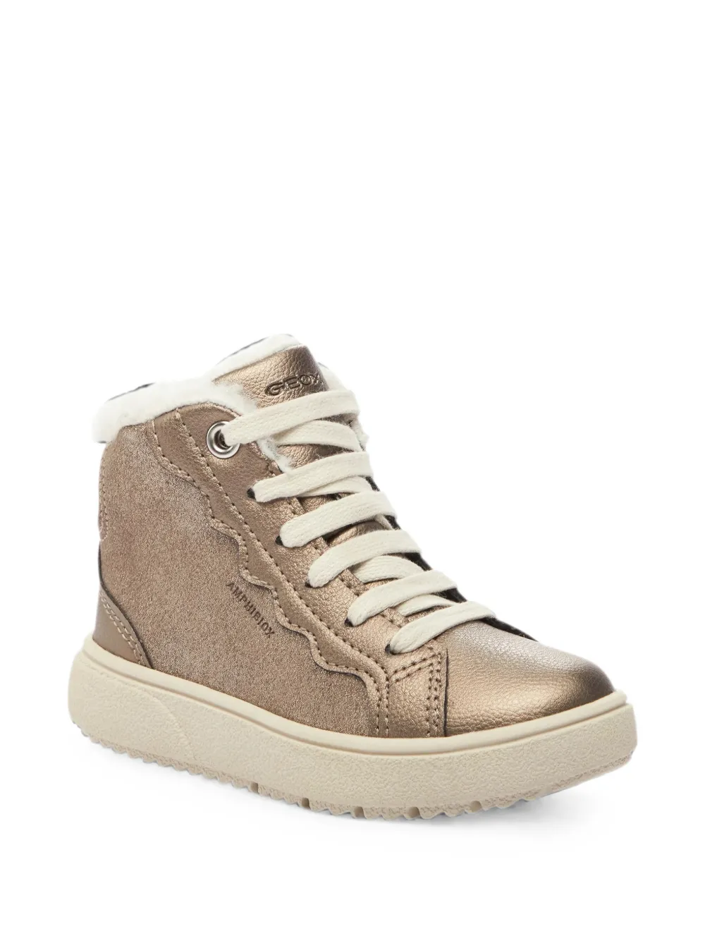 Geox Kids Theleven lace-up ankle boots Bruin