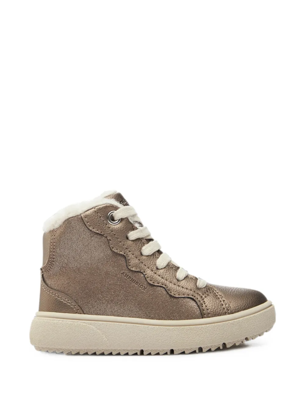 Geox Kids Theleven lace-up ankle boots Bruin
