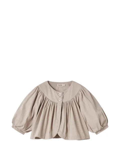 MAR MAR COPENHAGEN KIDS Jada gathered puff-sleeve jacket