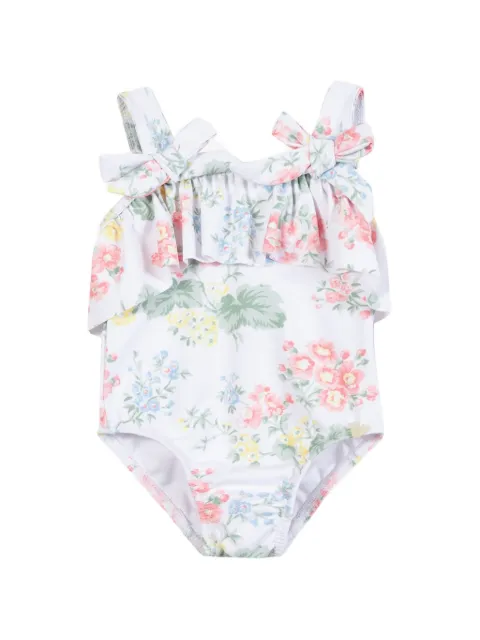 Tartine Et Chocolat floral-print ruffled swimsuit