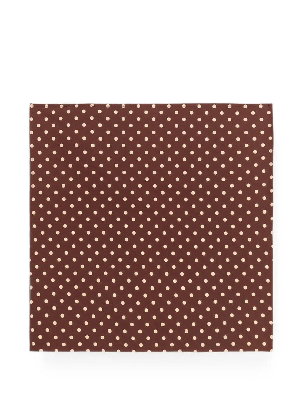 Weili Zheng polka-dot scarf - Braun