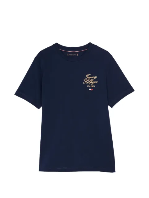 Tommy Hilfiger 1985 Collection Script logo-embroidered T-shirt