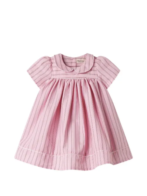 MAR MAR COPENHAGEN KIDS Dulla striped Peter Pan collar dress