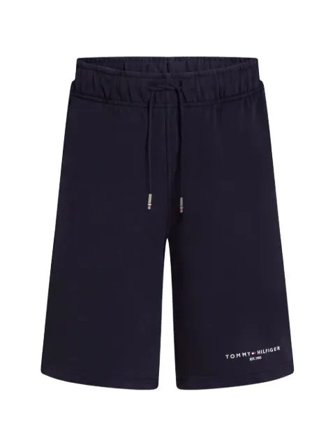 Tommy Hilfiger logo-print drawstring track shorts